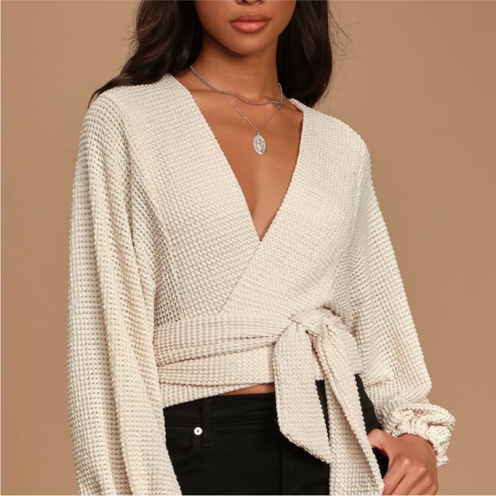 Lulu’s waffle knit sweater